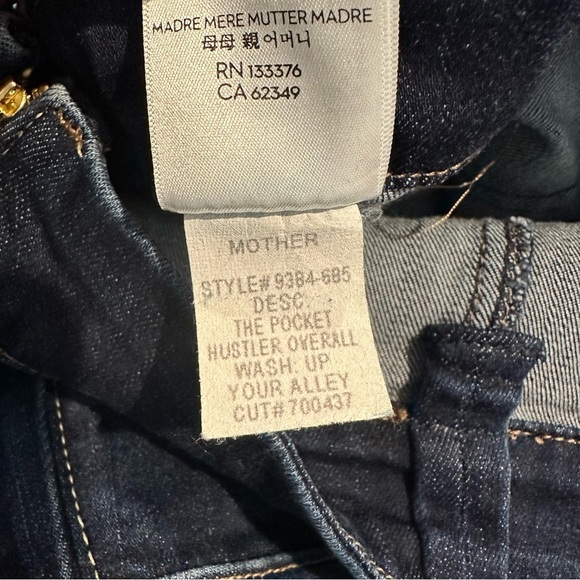 MOTHER The Pocket Hustler Overall Up Your Alley BRAND NEW WITHOUT TAGS Sz 31 - Picture 15 of 15